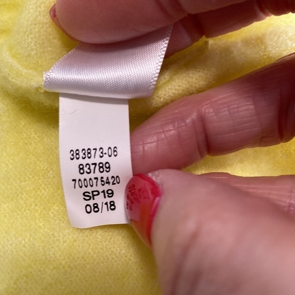 ATHLETA TRANSIT PULLOVER TURTLENECK SWEATER FRESH YELLOW Top SZ XS - Picture 12 of 12